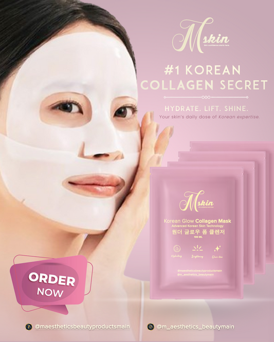KOREAN GLOW COLLAGEN MASK 6+2 FREE
